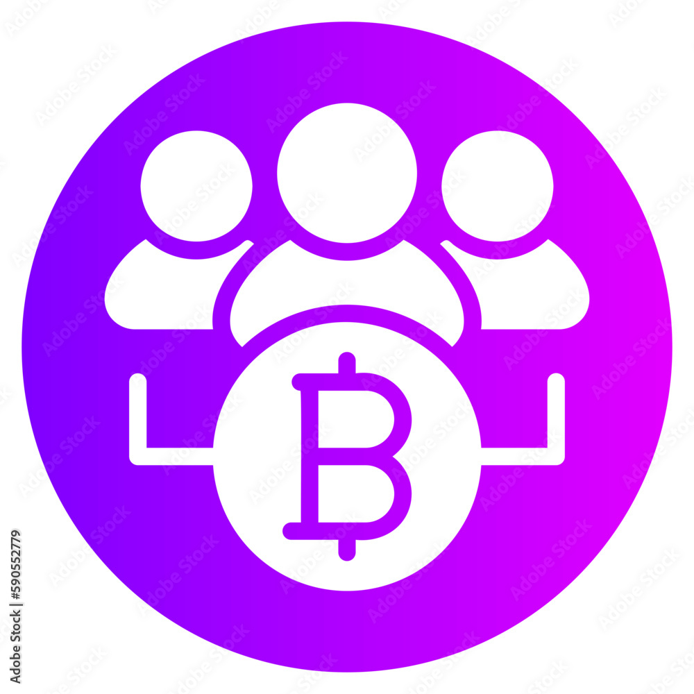 mutual fund gradient icon mutual fund gradient icon