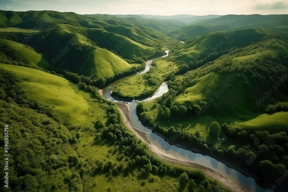 Nature's Vein, Tranquil Flow.
Generative AI Nature's Vein, Tranquil Flow.
Generative AI