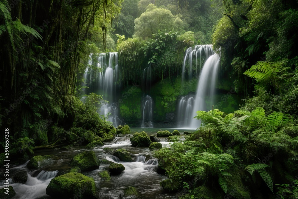 Nature's Symphony, Rainforest's Grace.
Genetaive AI Nature's Symphony, Rainforest's Grace.
Genetaive AI