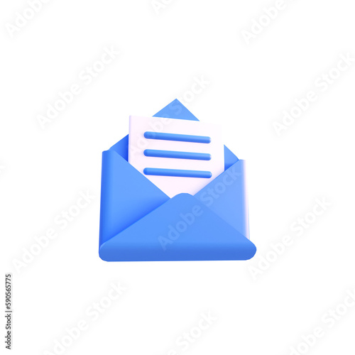 Massage in box icon illustration 3d render isolated perspective view PNG transparent