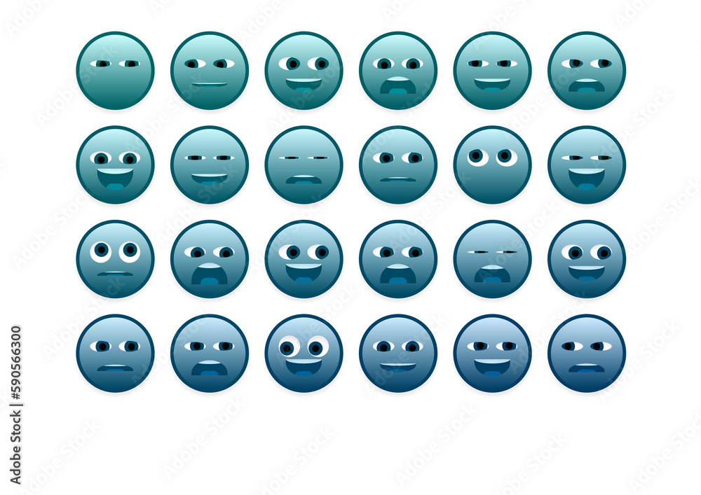 set of faces emoji smileys set of faces emoji smileys
