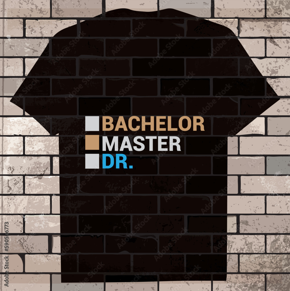 Obraz premium Graduated silhouette, college, icon, congratulation, student, graduate cap illustration t-shirt design