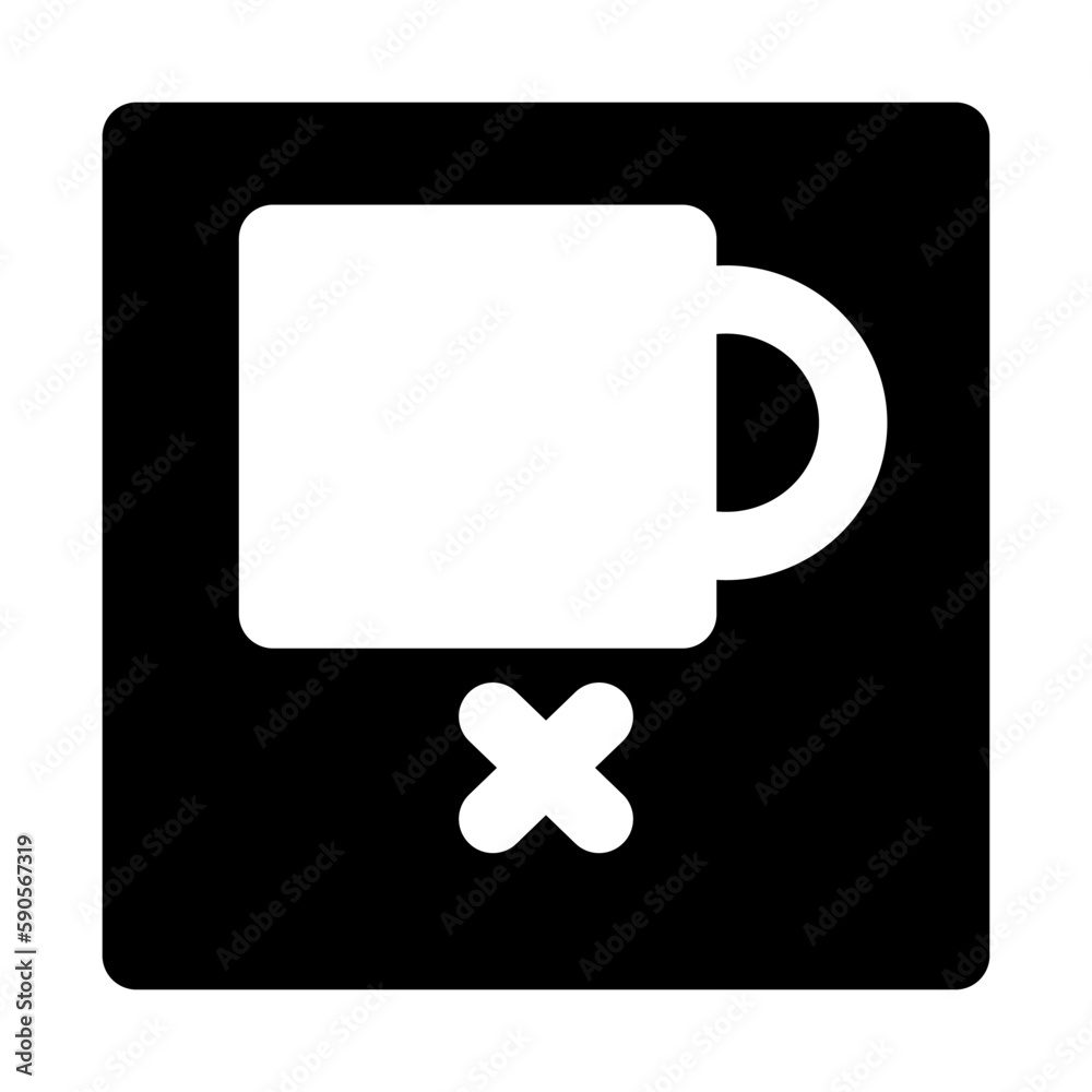 no drink of ramadan month solid icon set no drink of ramadan month solid icon set