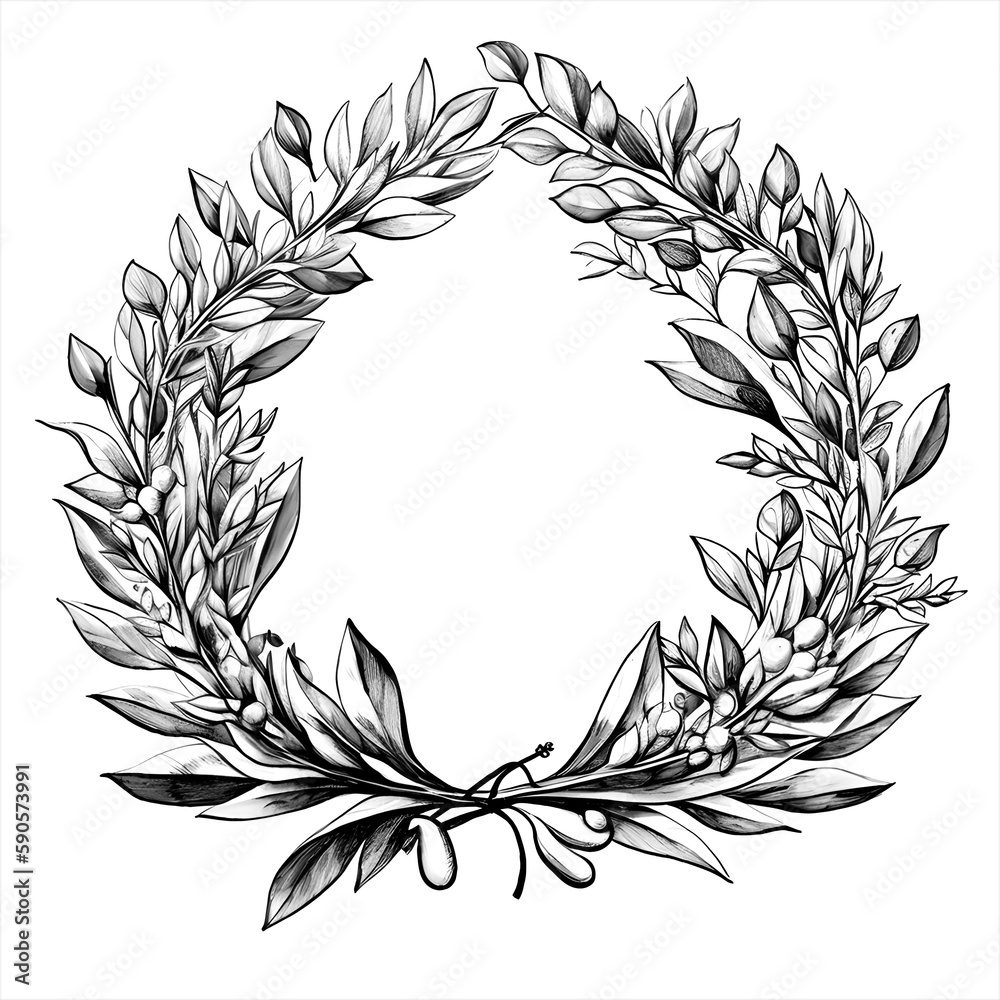 Laurel Wreath created with Generative AI Laurel Wreath created with Generative AI