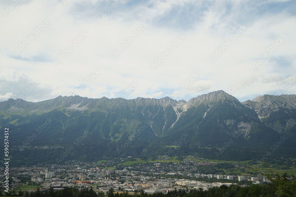 Fototapeta Austrian mountains Nordkette