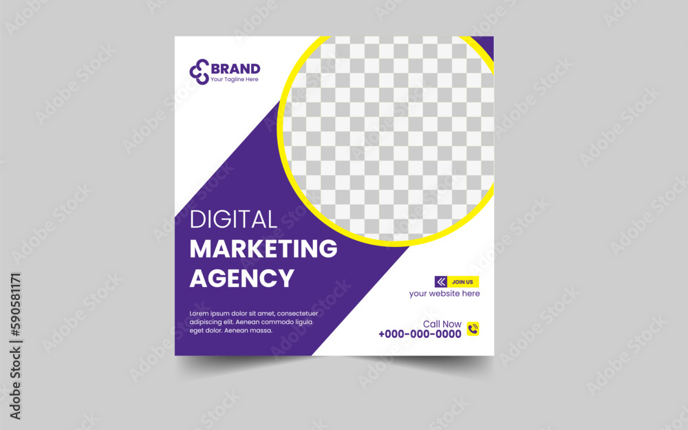 Digital marketing agency social media and post template Digital marketing agency social media and post template