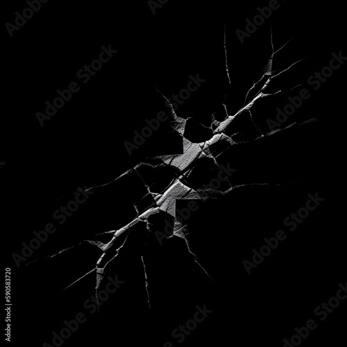 Crack Alpha generated with AI