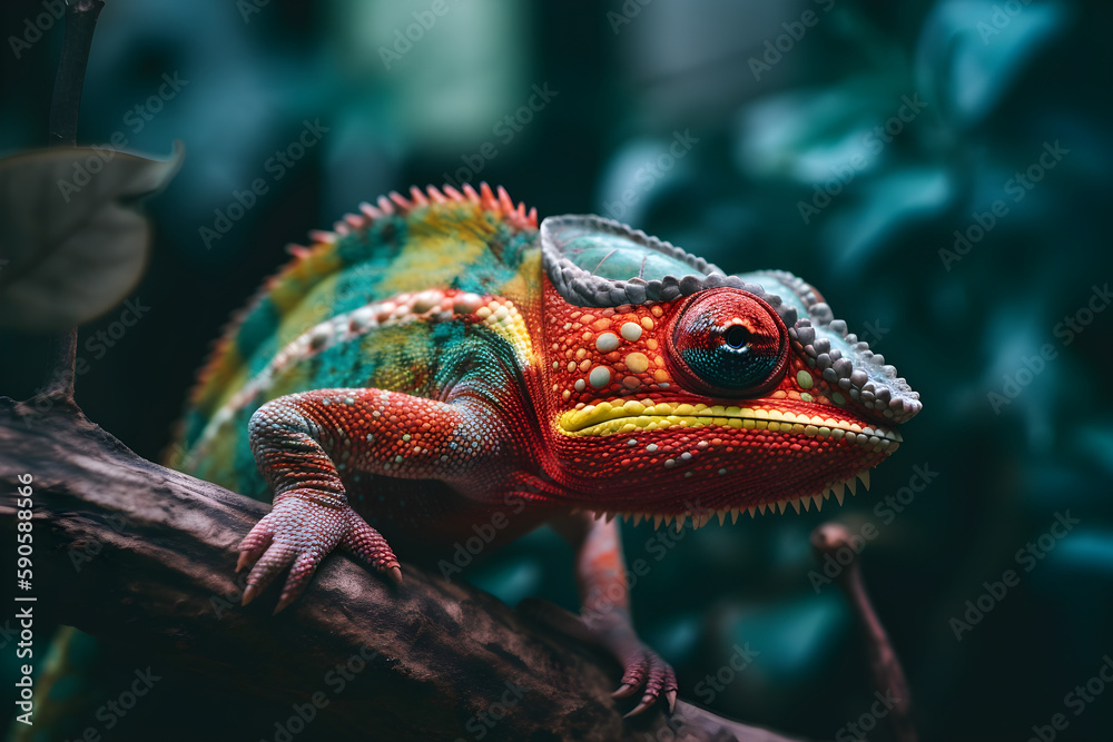 Obraz premium Chameleon colors