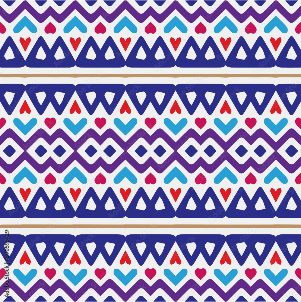 Rainbow ikat vector ~ seamless background.Tribal design for fashion,carpet, background, batik, wallpaper, clothing, wrapping, skirt. Rainbow ikat vector ~ seamless background.Tribal design for fashion,carpet, background, batik, wallpaper, clothing, wrapping, skirt.