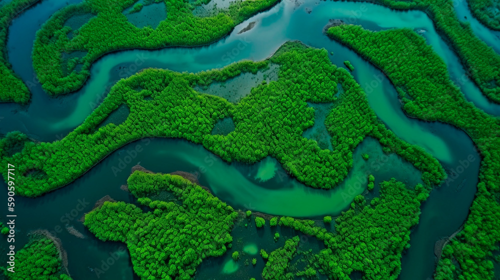 nature and mountain rivers, aerial photography , sgenetically generated by a neural network nature and mountain rivers, aerial photography , sgenetically generated by a neural network