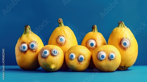 Ugly food and ugly vegetables concept, food for kids. Generative Ai