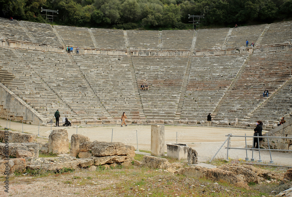 The Ancient Theatre of Epidaurus (Peloponnese, Greece)