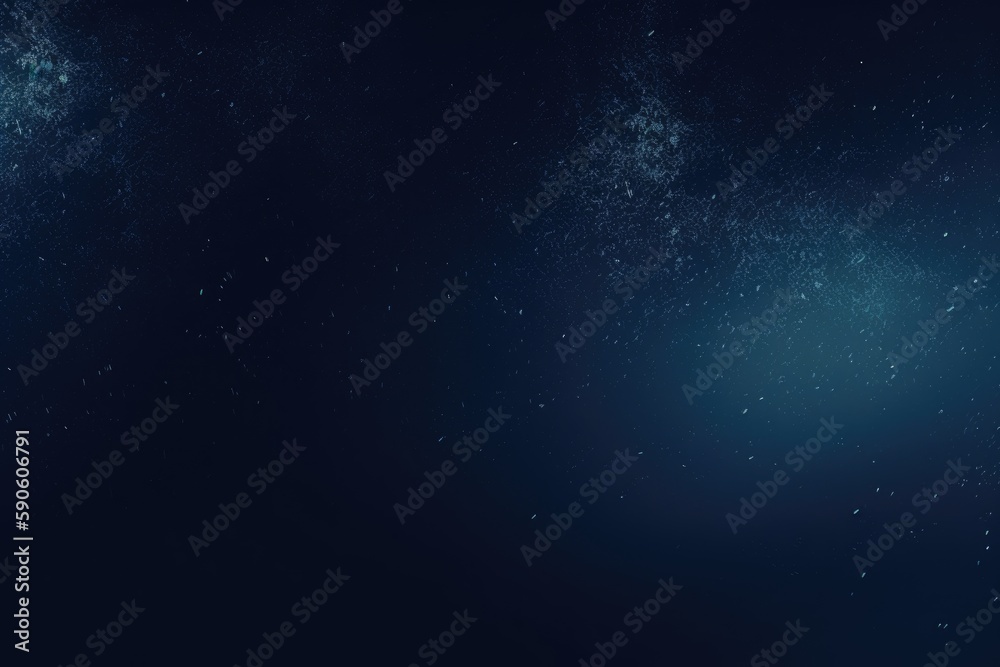 Abstract blue wave background. AI generated art illustration.