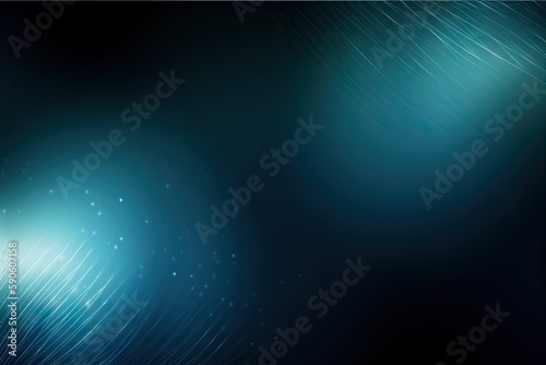 Abstract blue wave background. AI generated art illustration.