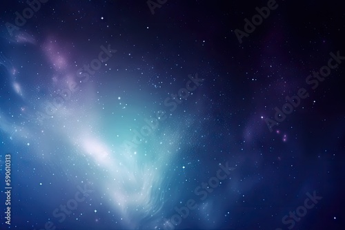 Stars in space. AI generated art illustration.