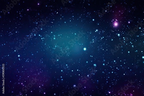 Stars in space. AI generated art illustration. © Дима Пучков