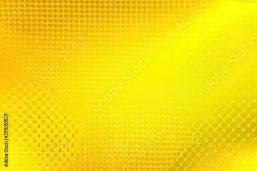 Abstract yellow background with rays. AI generated art illustration.