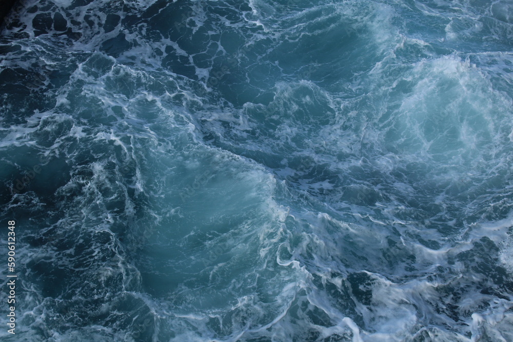 Swirls of water in the ocean Swirls of water in the ocean
