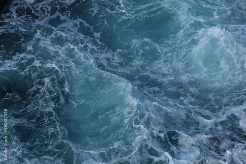 Swirls of water in the ocean © Esteban Torres