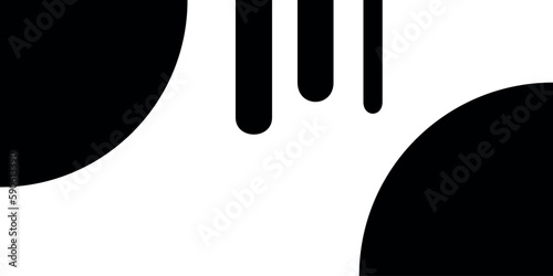 abstraction of black paint on the wall, vector smudges