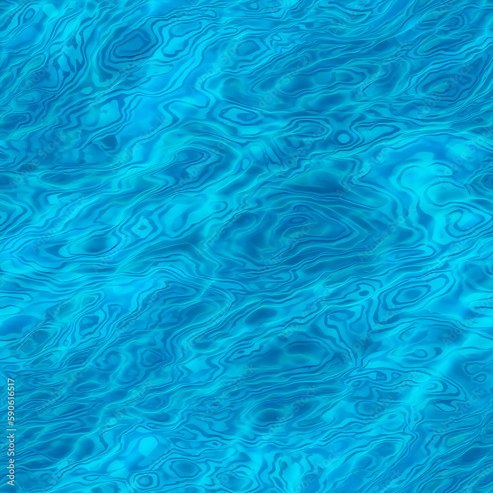 Seamless water glare texture. Seamless pool water surface texture. Seamless water texture.