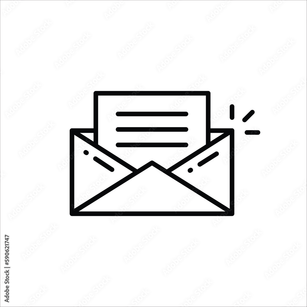 Envelope vector icon. Mail flat sign design. Envelope symbol pictogram. UX UI icon Envelope vector icon. Mail flat sign design. Envelope symbol pictogram. UX UI icon