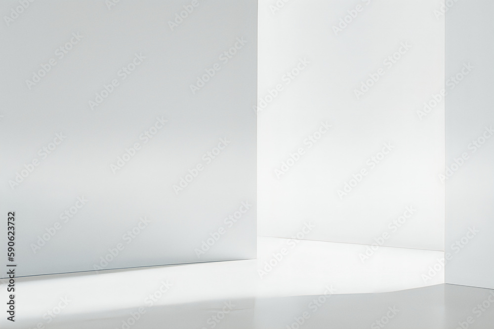 Abstract white studio background for product presentation. Abstract white studio background for product presentation.