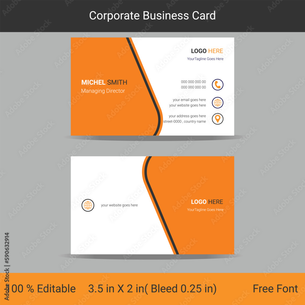 New Corporate Business Card Design