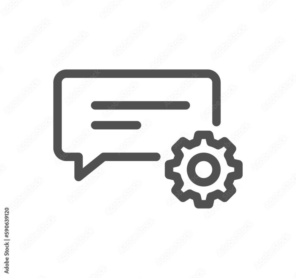 Gear related icon outline and linear vector. Gear related icon outline and linear vector.