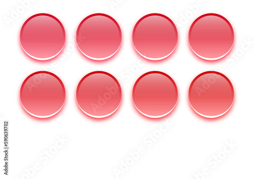 Free Download coloured aqua 3d buttons - GFXLoad