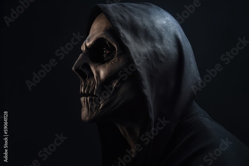 The boogeyman portrait. Generative AI. photo