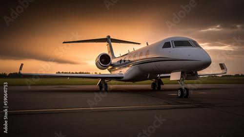 Gulfstream Aerospace G550 luxury business jet © Falk