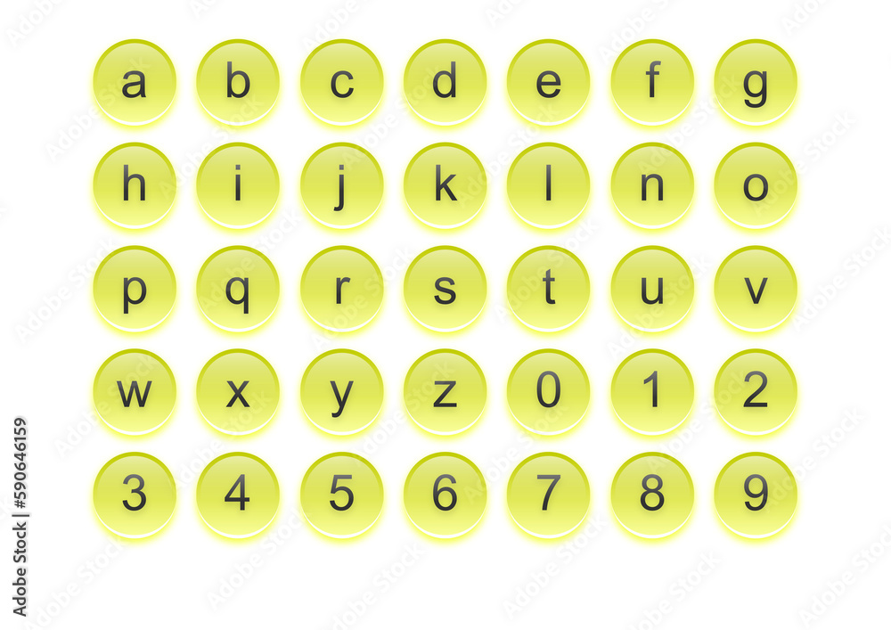 aqua buttons with letters aqua buttons with letters