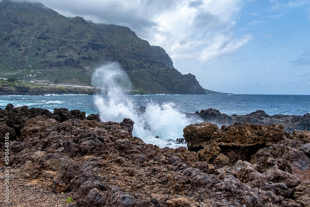 Impressionen von der Küste bei Buenavista del Norte auf der Kanareninsel Teneriffa. Impressionen von der Küste bei Buenavista del Norte auf der Kanareninsel Teneriffa.