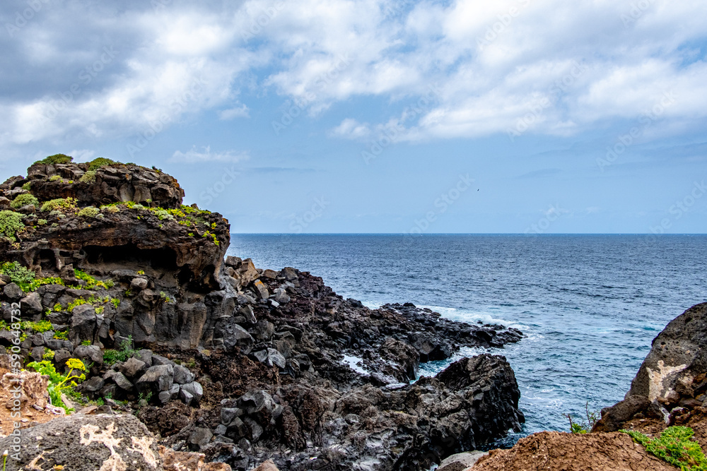 Impressionen von der Küste bei Buenavista del Norte auf der Kanareninsel Teneriffa.