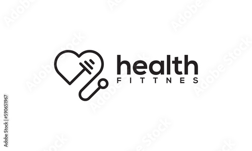 stethoscope logo healthcare and medical design vector illustration