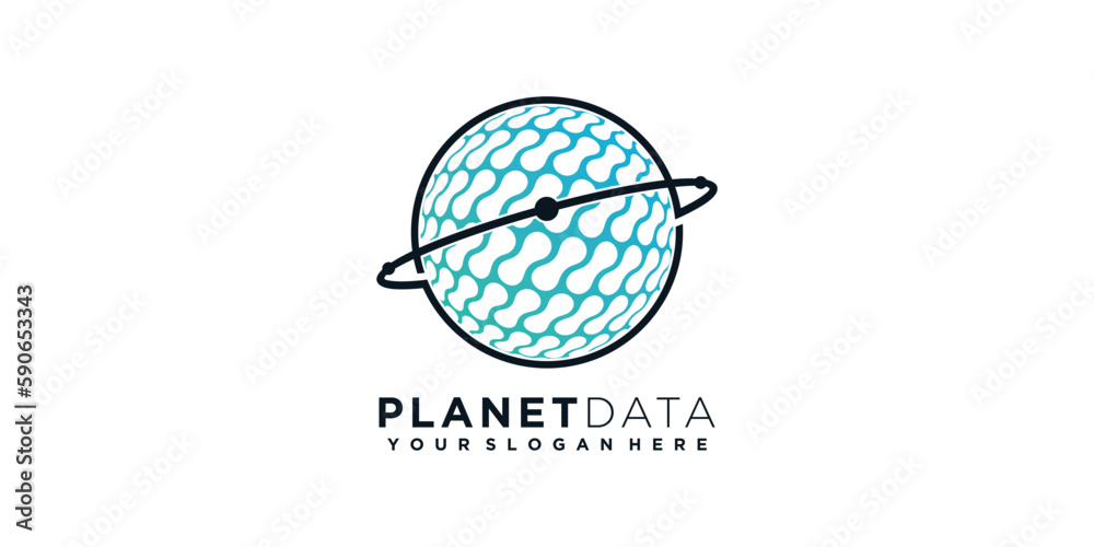 Obraz premium Globe logo design vector symbol icon Premium Vector