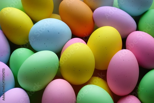 the Colorful Easter eggs background