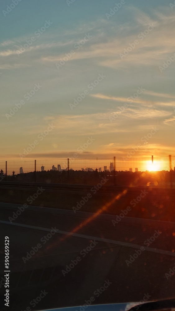 Landscape, city skyline, skyline, sunset, sky, nature, view, forest, winter, sunset, sunrise, city, romantic scenarios, animals