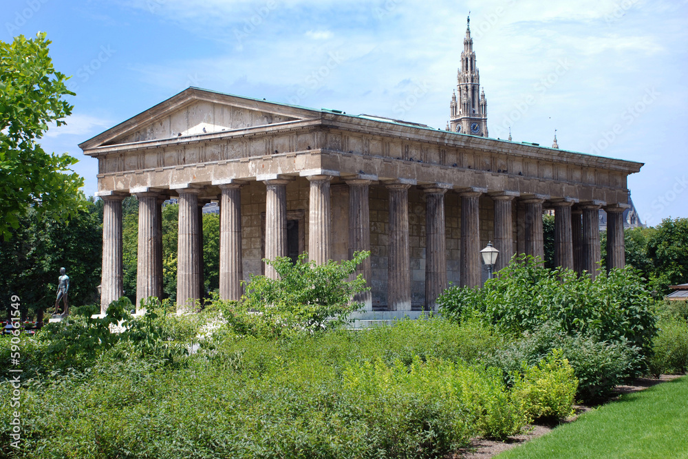 Fototapeta premium Theseus Temple in Vienna, Austria