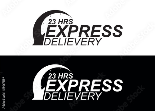 Express delivery in 23 hours. Fast delivery, express and urgent shipping