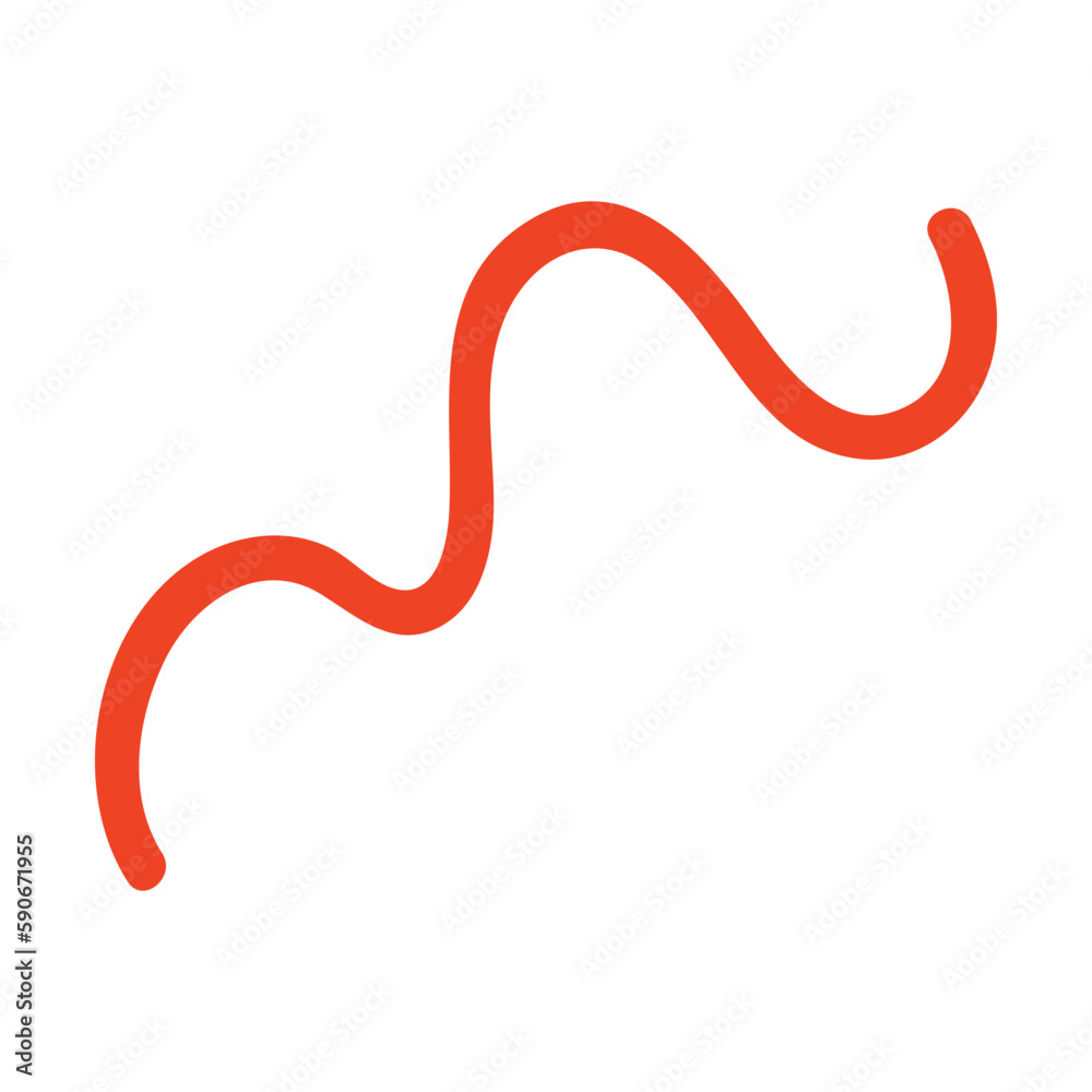 Fun colorful line doodle Fun colorful line doodle