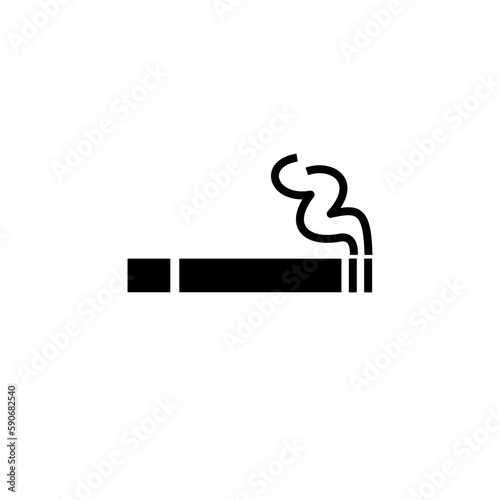 Cigarette icon vector logo design template