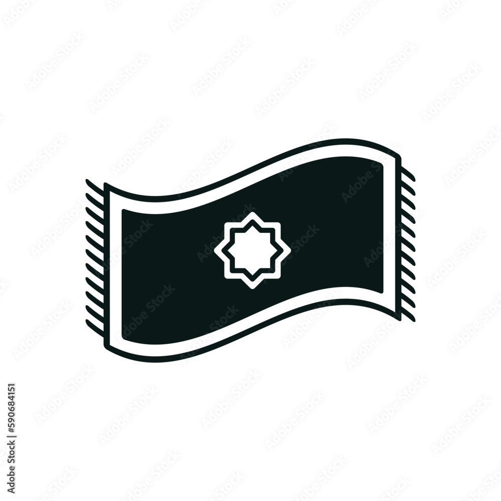 Carpet icon vector logo design template Carpet icon vector logo design template