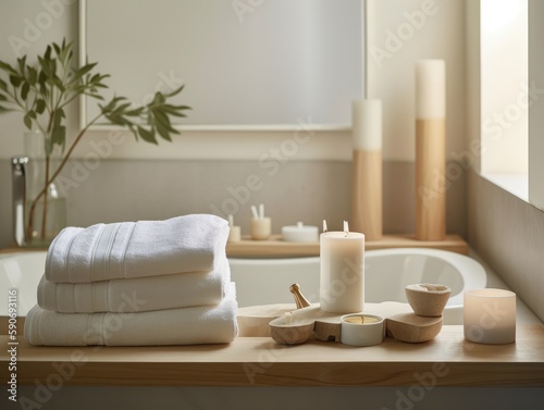 Eco-friendly bath set.
