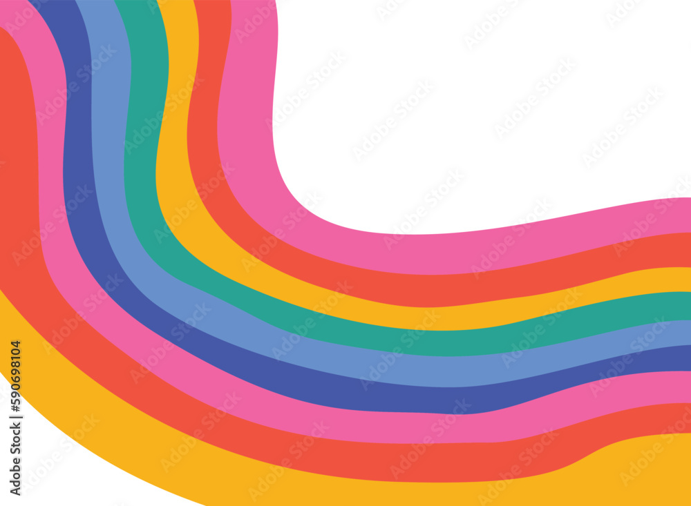 Obraz premium Colorful abstract background Rainbow lines 