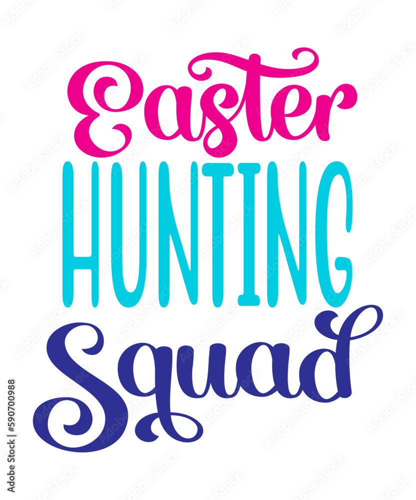 Easter SVG Bundle, Happy Easter SVG, Easter Bunny SVG, Easter Hunting Squad svg, Easter Shirts, Easter for Kids, Cut File Cricut, Silhouette, Easter Bunny svg, Spring svg, Easter quotes, Bunny Face SV