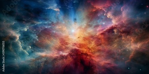 coloreful space background