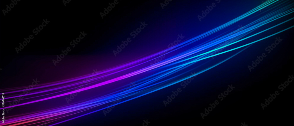 Colorful light burst and laser pointer for a modern abstract background with fast colors in the style of dark sky blue with copy space