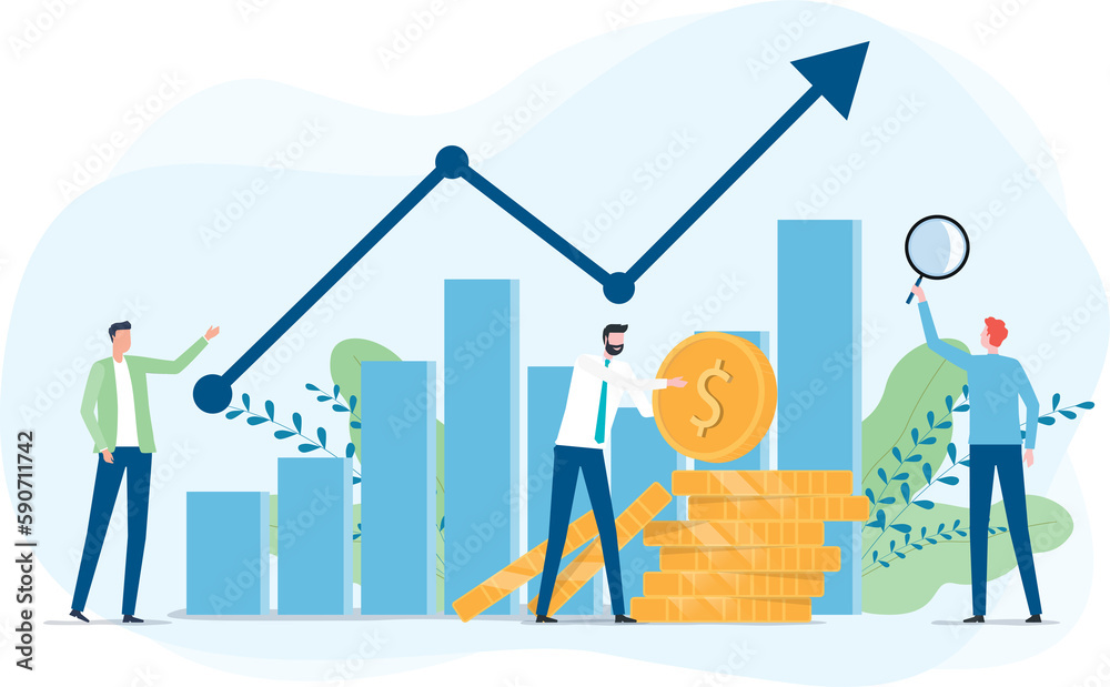 Flat vector illustration business investment with group people investor team meeting concept
Flat vector illustration business investment with group people investor team meeting concept